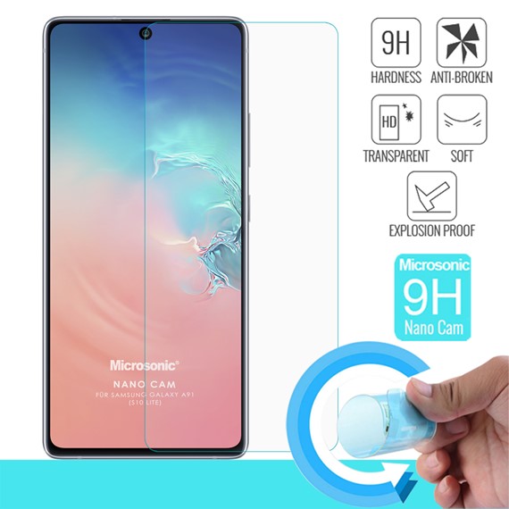 Microsonic Samsung Galaxy A91 Nano Cam Ekran Koruyucu 1