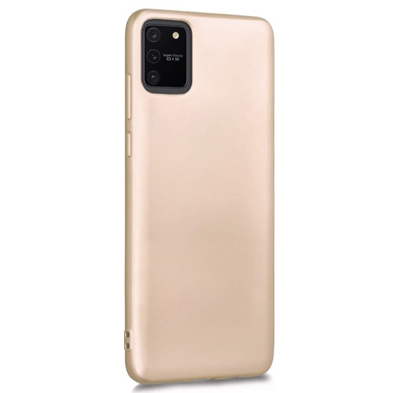 Microsonic Matte Silicone Samsung Galaxy A91 S10 Lite Kılıf Gold 2