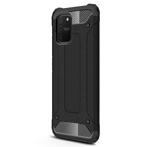 Microsonic Samsung Galaxy A91 S10 Lite Kılıf Rugged Armor Siyah 2