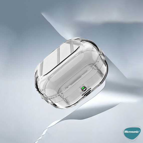 Microsonic Samsung Galaxy Buds 4 Pro Kılıf Airbag Transparan Silikon Şeffaf 4