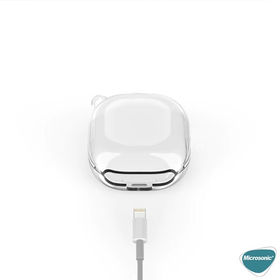 Microsonic Samsung Galaxy Buds Pro Kılıf Bear Figürlü Şeffaf 5