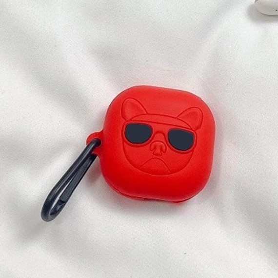 Microsonic Samsung Galaxy Buds FE Kılıf Cartoon Figürlü Silikon Crtn-Fgr-Frnc-Bldg-Krz 2