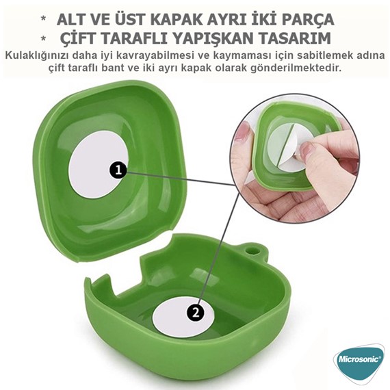 Microsonic Samsung Galaxy Buds Live Kılıf Cartoon Figürlü Silikon Crtn-Fgr-Spr-Mro 5