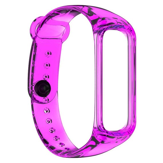 Microsonic Samsung Galaxy Fit 2 R220 Kordon Transparent Clear Band Pembe 1