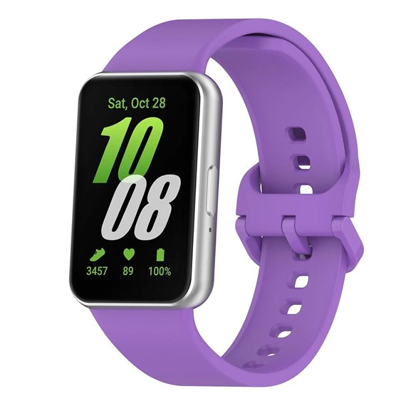 Microsonic Samsung Galaxy Fit 3 Kordon Silicone Sport Band Lila 2