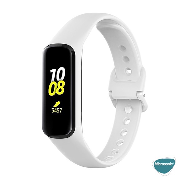 Microsonic Samsung Galaxy Fit e R375 Silikon Kordon Beyaz 2