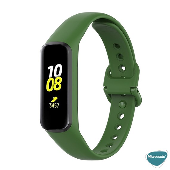 Microsonic Samsung Galaxy Fit e R375 Silikon Kordon Koyu Yeşil 2