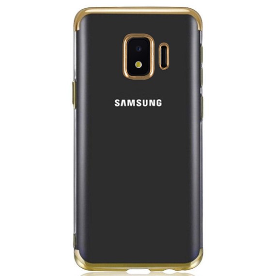 Microsonic Samsung Galaxy J2 Core Kılıf Skyfall Transparent Clear Gold 1