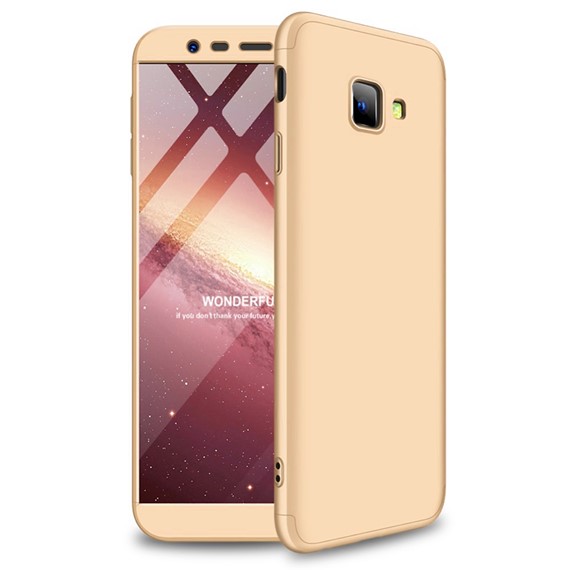 Microsonic Samsung Galaxy J4 Core Kılıf Double Dip 360 Protective Gold 1