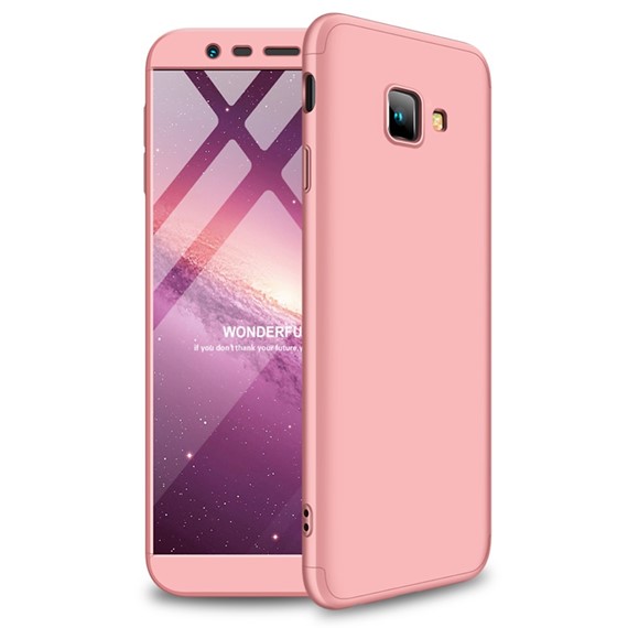 Microsonic Samsung Galaxy J4 Plus Kılıf Double Dip 360 Protective Rose Gold 1