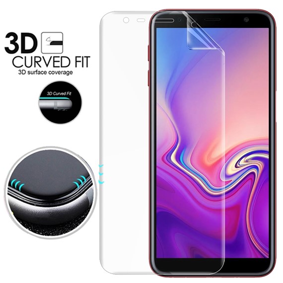 Microsonic Samsung Galaxy J4 Plus Ön Arka Kavisler Dahil Tam Ekran Kaplayıcı Film 2