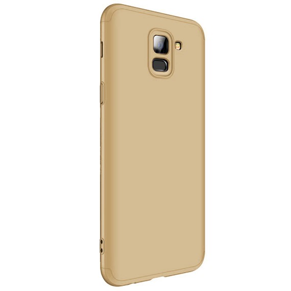 Microsonic Samsung Galaxy J6 Kılıf Double Dip 360 Protective Gold 2