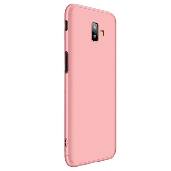 Microsonic Samsung Galaxy J6 Plus Kılıf Double Dip 360 Protective Rose Gold 2