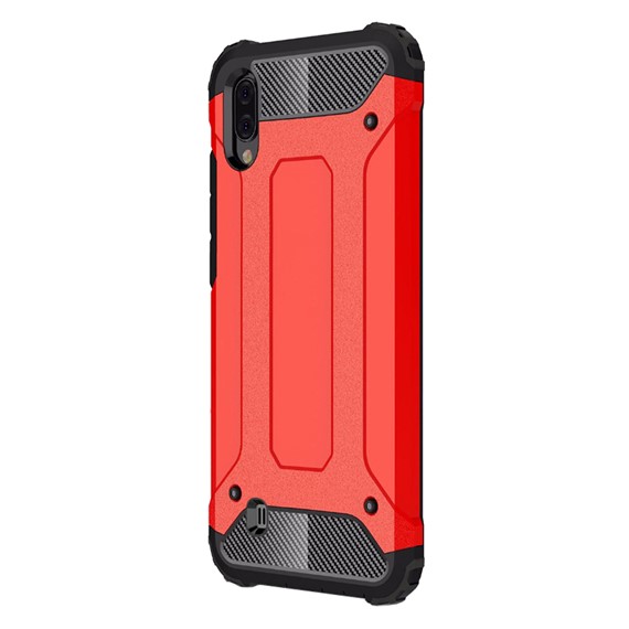 Microsonic Samsung Galaxy M10 Kılıf Rugged Armor Kırmızı 2