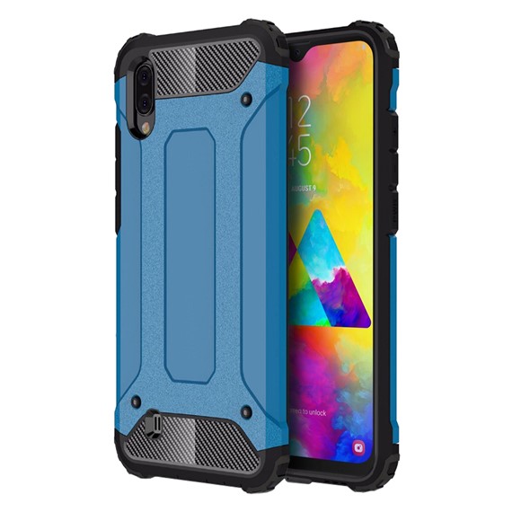 Microsonic Samsung Galaxy M10 Kılıf Rugged Armor Mavi 1