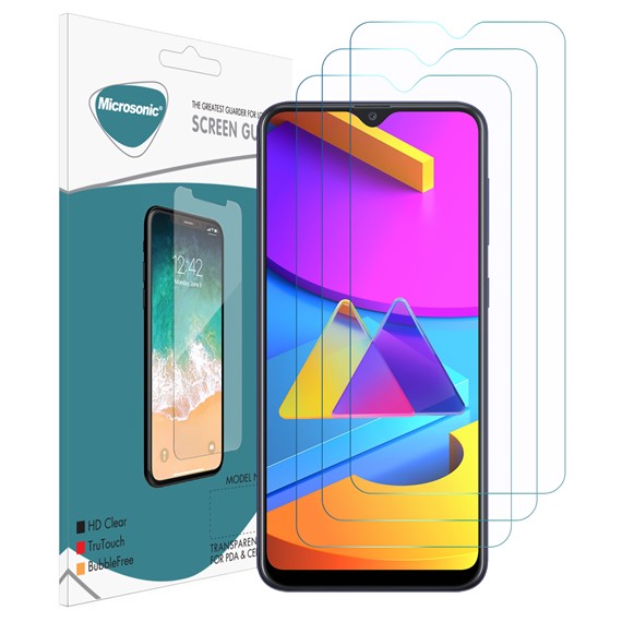 Microsonic Samsung Galaxy M10s Ekran Koruyucu Nano Cam 3 lü Paket 1