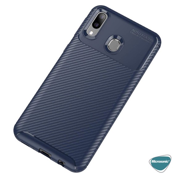 Microsonic Samsung Galaxy M10s Kılıf Legion Series Lacivert 3
