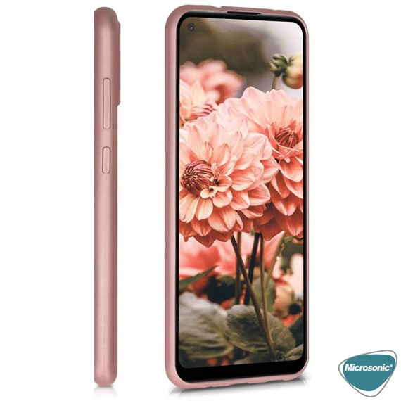 Microsonic Matte Silicone Samsung Galaxy M11 Kılıf Kırmızı 4