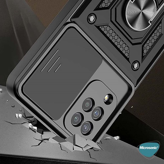 Microsonic Samsung Galaxy M12 Kılıf Impact Resistant Siyah 4