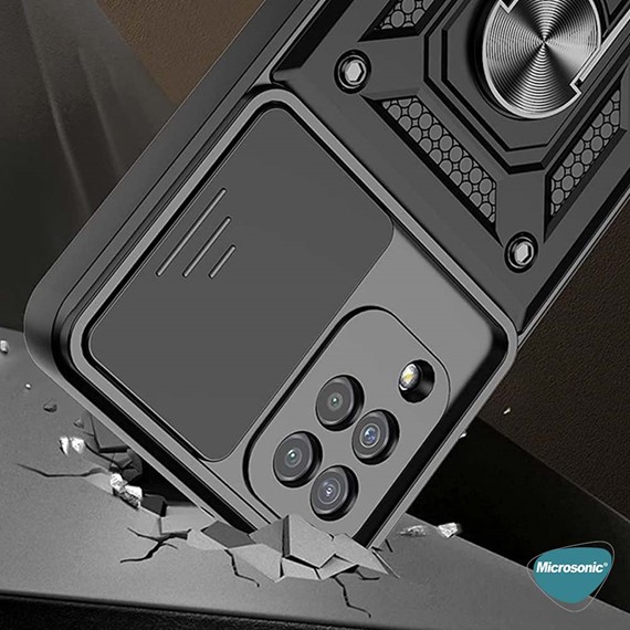 Microsonic Samsung Galaxy M12 Kılıf Impact Resistant Siyah 4