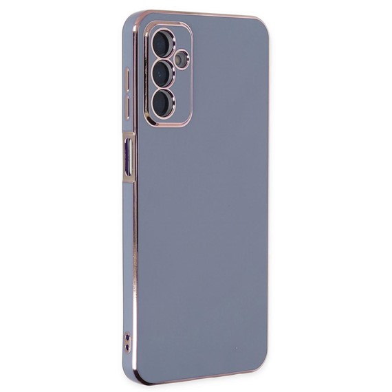 Microsonic Samsung Galaxy M13 Kılıf Olive Plated Lavanta Grisi 1