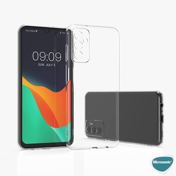 Microsonic Samsung Galaxy M13 Kılıf Transparent Soft Şeffaf 4