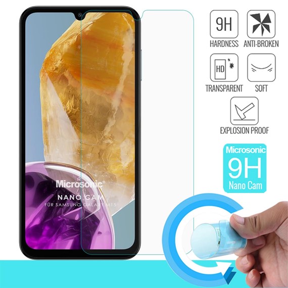 Microsonic Samsung Galaxy M15 Nano Glass Cam Ekran Koruyucu 2
