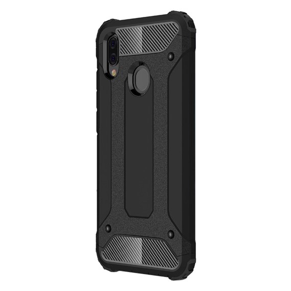 Microsonic Samsung Galaxy M20 Kılıf Rugged Armor Siyah 2