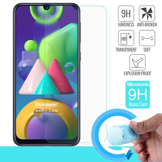 Microsonic Samsung Galaxy M21 Nano Glass Screen Protector 1