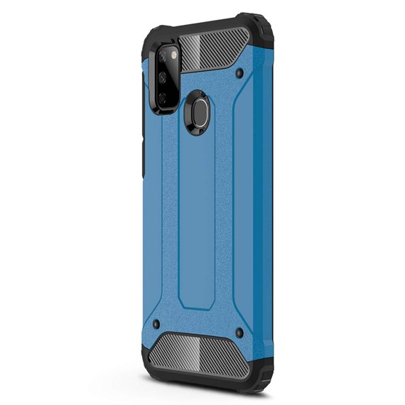 Microsonic Samsung Galaxy M21 Kılıf Rugged Armor Mavi 2