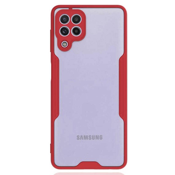 Microsonic Samsung Galaxy M22 Kılıf Paradise Glow Kırmızı 2