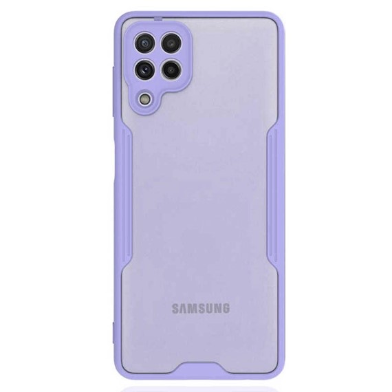 Microsonic Samsung Galaxy M22 Kılıf Paradise Glow Lila 2