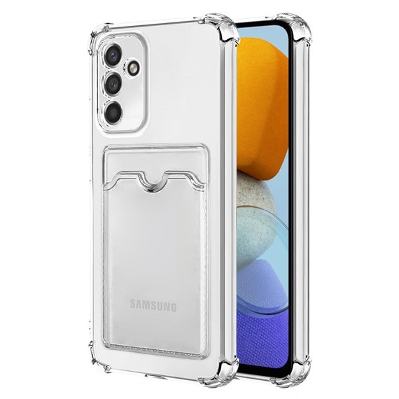 Microsonic Samsung Galaxy M23 Card Slot Shock Kılıf Şeffaf 1