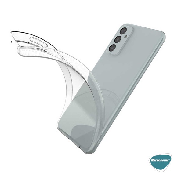 Microsonic Samsung Galaxy M23 Kılıf Transparent Soft Şeffaf 3