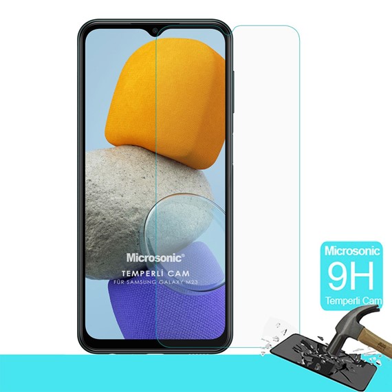 Microsonic Samsung Galaxy M23 Tempered Glass Cam Ekran Koruyucu 1