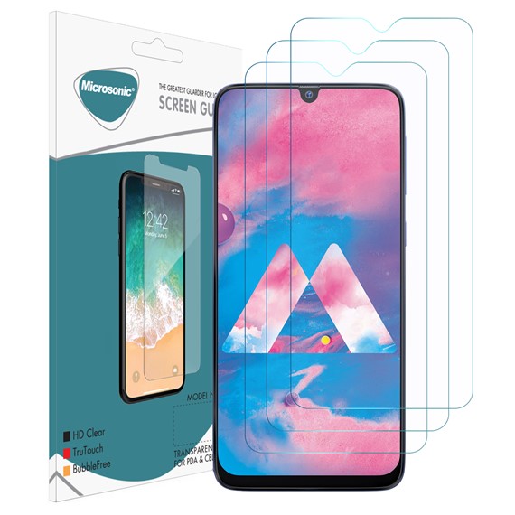 Microsonic Samsung Galaxy M30 Ekran Koruyucu Nano Cam 3 lü Paket 1