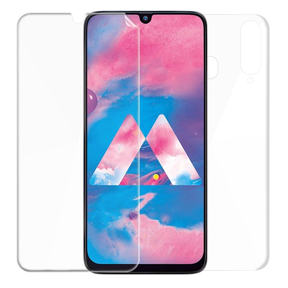 Microsonic Samsung Galaxy M30 Ön Arka Kavisler Dahil Tam Ekran Kaplayıcı Film 1