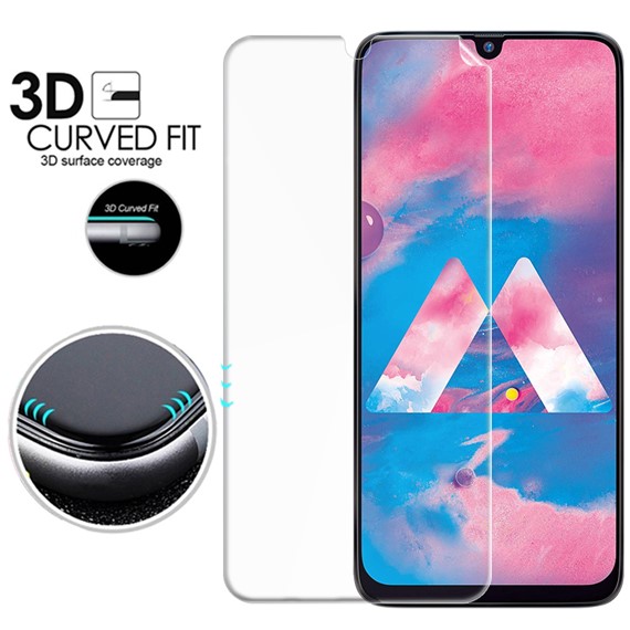 Microsonic Samsung Galaxy M30 Ön Arka Kavisler Dahil Tam Ekran Kaplayıcı Film 3