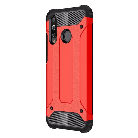 Microsonic Samsung Galaxy M30 Kılıf Rugged Armor Kırmızı 2