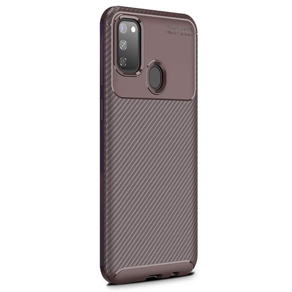 Microsonic Samsung Galaxy M30s Kılıf Legion Series Kahverengi 2