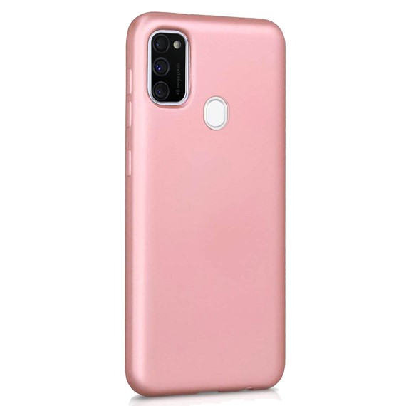 Microsonic Matte Silicone Samsung Galaxy M30s Kılıf Rose Gold 2