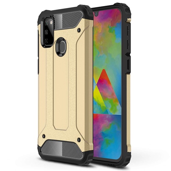 Microsonic Samsung Galaxy M30s Kılıf Rugged Armor Gold 1