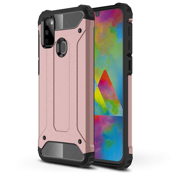 Microsonic Samsung Galaxy M30s Kılıf Rugged Armor Rose Gold 1