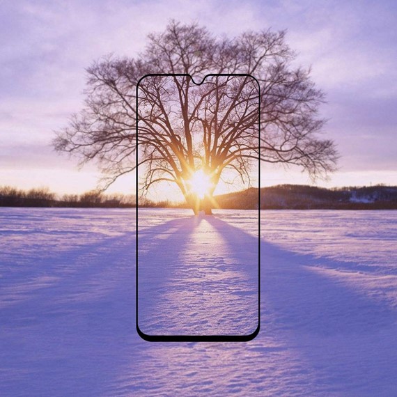 Microsonic Samsung Galaxy M30s Tam Kaplayan Temperli Cam Ekran Koruyucu Siyah 4