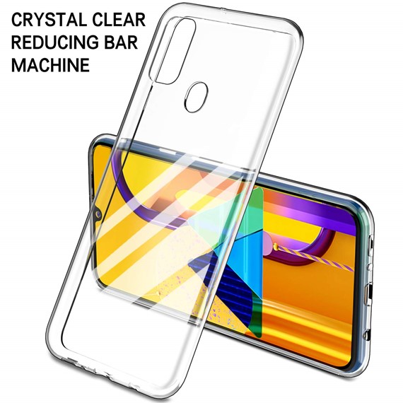 Microsonic Samsung Galaxy M30s Kılıf Transparent Soft Beyaz 4