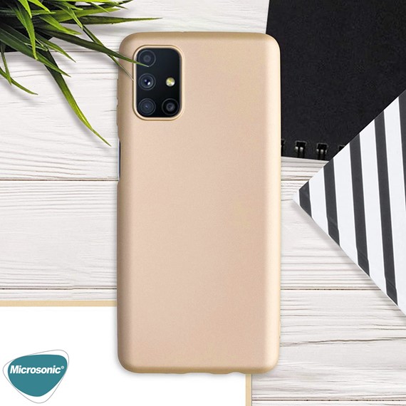 Microsonic Matte Silicone Samsung Galaxy M31s Kılıf Lacivert 3