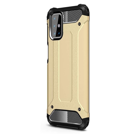 Microsonic Samsung Galaxy M31s Kılıf Rugged Armor Gold 2