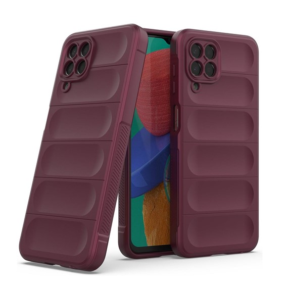 Microsonic Samsung Galaxy M33 Kılıf Oslo Prime Bordo 2