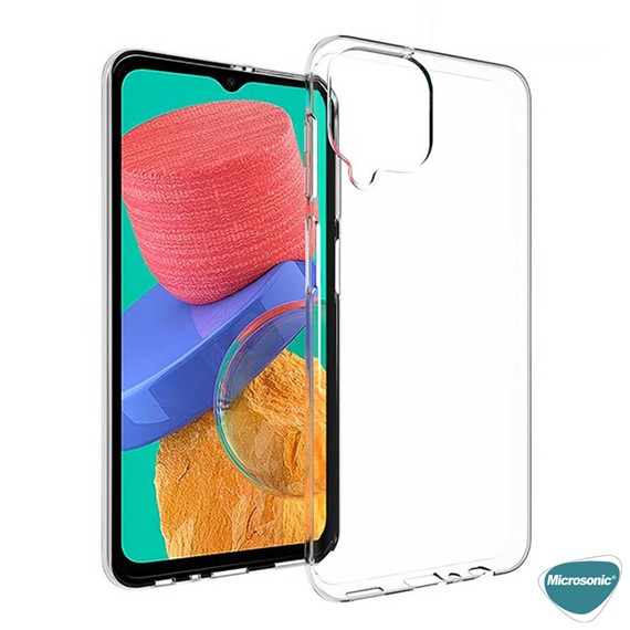 Microsonic Samsung Galaxy M33 Kılıf Transparent Soft Şeffaf 5