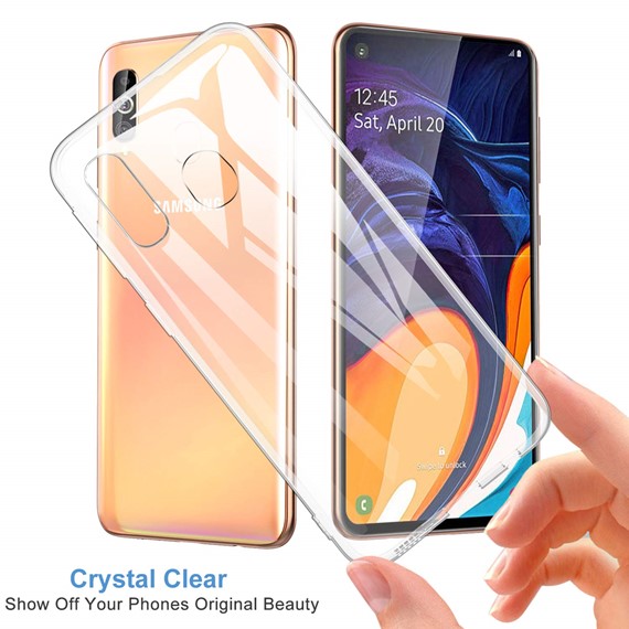 Microsonic Samsung Galaxy M40 Kılıf Transparent Soft Beyaz 4